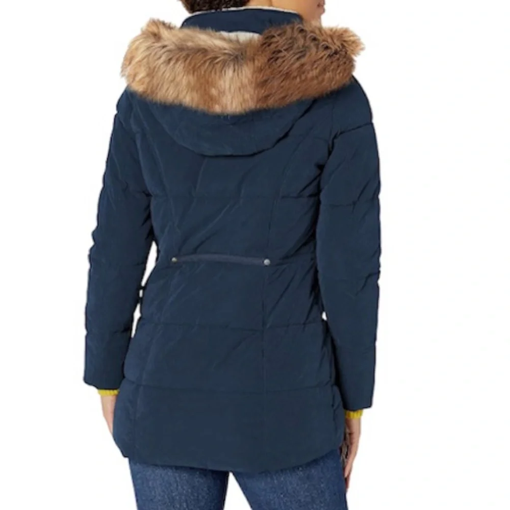 [Nautica] Women's Microfiber Parka Down Coat - Picture 2 of 6